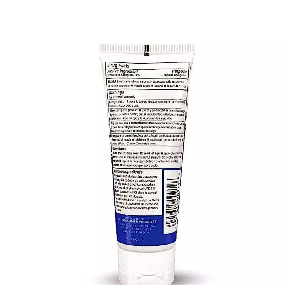 BLUE-EMU Maximum Arthritis Pain Relief Cream 3oz Tube Odor Free Lot Of 2 - Picture 2 of 2